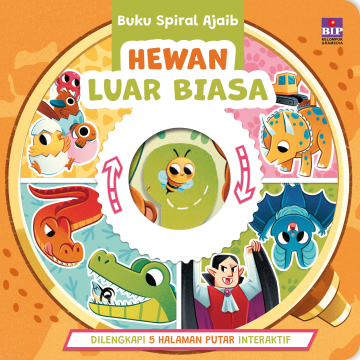BUKU SPIRAL AJAIB HEWAN LUAR BIASA 