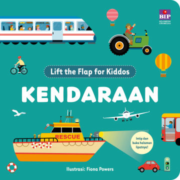 LIFT THE FLAP FOR KIDDOS: KENDARAAN 